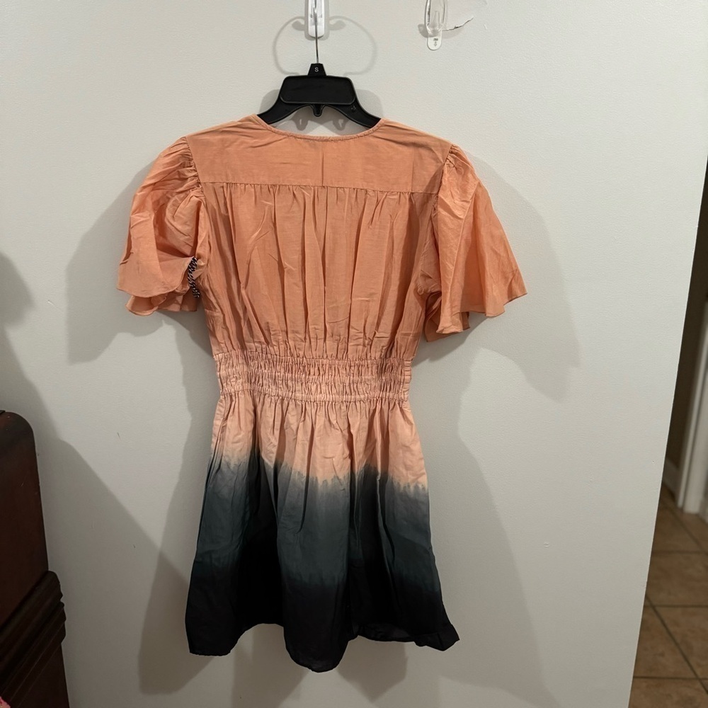 NWT St Roche Monarch Mini Dress in Praline, wild rose & black Sz 6/Up to Sz 8 - Picture 5 of 7